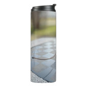 Een schaakles thermosbeker (Gedraaid links)
