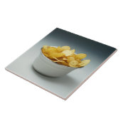 Een schaal met chips tegeltje (Zijkant)