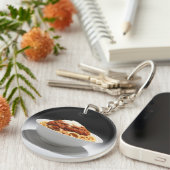 Een schaal Spaghetti Bolognese Sleutelhanger (Voorkant Rechts)