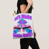 Een Schaatsdate Fun Roller Schaats Herinneringen Tote Bag (Dichtbij)