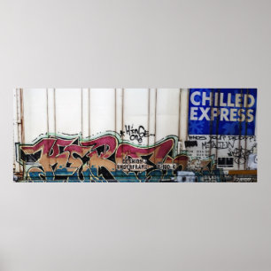 Eén scharnier. poster