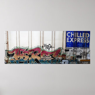 Eén scharnier. poster