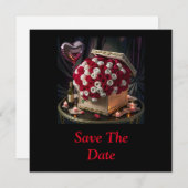 Een schat aan Rozen Save The Date (Voorkant / Achterkant)
