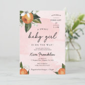 Een schatje meisje is onderweg naar Clementine Ora Kaart (Staand voorkant)