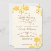 Een schatje op de weg | Baby shower van bijen Kaart (Voorkant)