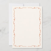 Een schatje taart is op de weg taart Baby shower Kaart (Achterkant)