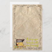 Een schatkist van Pirate Briefpapier (Voorkant / Achterkant)