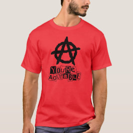 'Een Schattig' anarchie symbool Tee Shirt