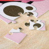 Een schattig beer van Panda met hart Legpuzzel (Zijkant)