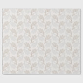 Een schattig bloemig inpakpapier (Vlak)