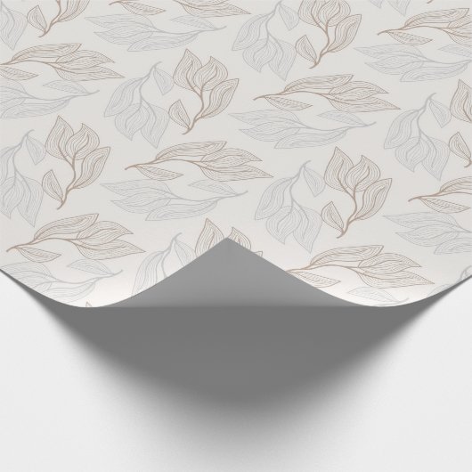 Een schattig bloemig inpakpapier (Hoek)