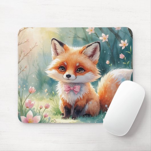 Een schattig dier muismat (Met muis)