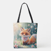 Een schattig dier tote bag (Achterkant)