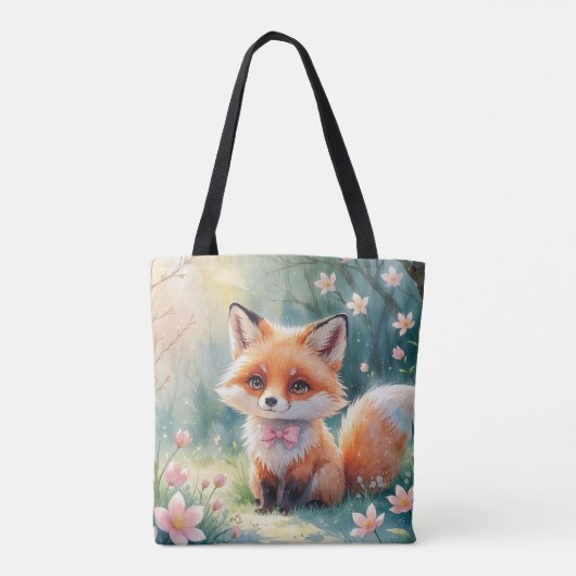 Een schattig dier tote bag (Achterkant)