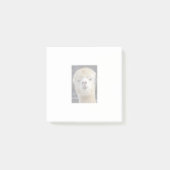 Een schattig gezicht van een alpiaca post-it® notes (Voorkant)