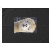 Een schattig gezicht van een alpiaca tafelkleed (Voorkant (Horizontaal))