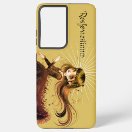 Een schattig gotisch meisje telefoonhoesje samsung galaxy hoesje