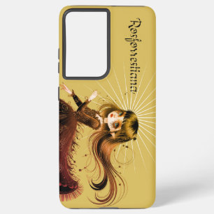Een schattig gotisch meisje telefoonhoesje samsung galaxy hoesje