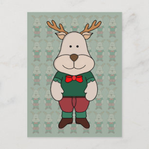 Een schattig hert briefkaart