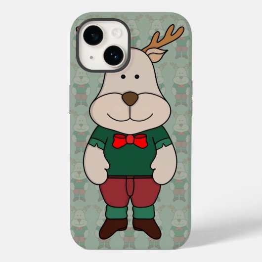 Een schattig hert Case-Mate iPhone case (Achterkant)