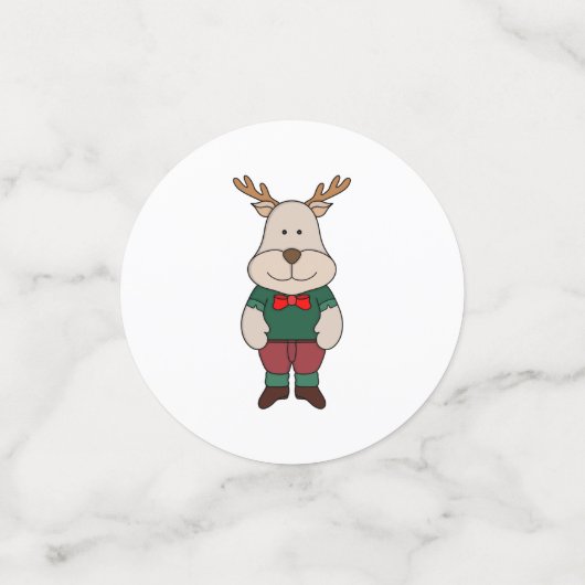 Een schattig hert confetti (Kleine voorkant)