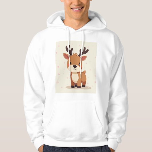 Een schattig hert hoodie (Voorkant)