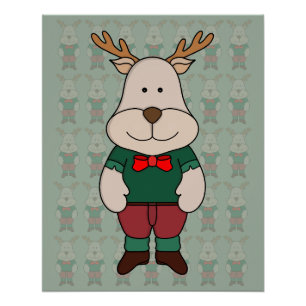 Een schattig hert perfect poster