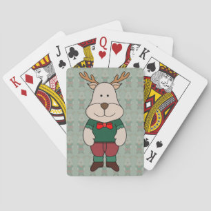 Een schattig hert pokerkaarten