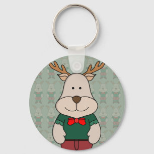 Een schattig hert sleutelhanger