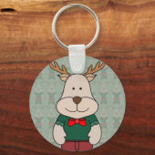 Een schattig hert sleutelhanger (Voorkant)