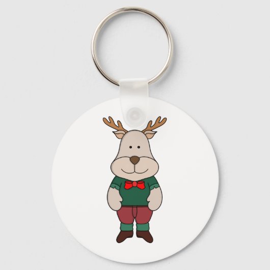 Een schattig hert sleutelhanger (Voorkant)