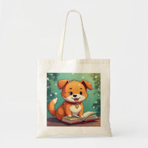 Een schattig hondje tote bag