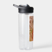 Een schattig Japans meisje in een kersenbloesemtui Waterfles (Rechts)