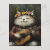 Een Schattig Kat Briefkaart (Voorkant)