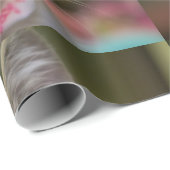 Een schattig kitten met groene ogen cadeaupapier (Rol Hoek)