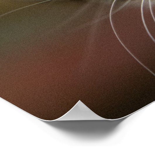 Een schattig kitten met groene ogen poster (Hoek)