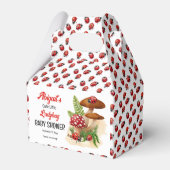 Een schattig lieveheersbeestje is op weg naar het bedankdoosjes (Voorkant Zijde)