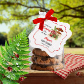 Een schattig lieveheersbeestje is op weg naar het  bedankjes labels