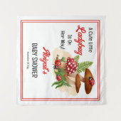 Een schattig lieveheersbeestje is op weg naar het wandkleed (Voorkant (horizontaal))