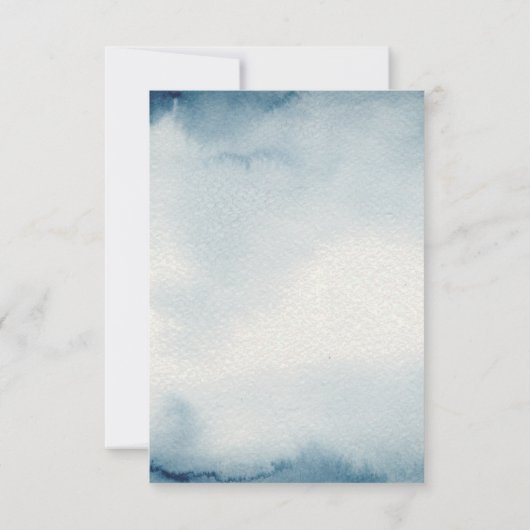 Een schattig muisje is op weg jongen Baby shower Bedankkaart (Achterkant)