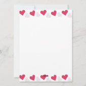 Een schattig paar pinguïns op de dag van de Valent Feestdagenkaart (Achterkant)