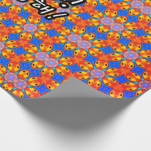 Een schattig patroon van het vinden van Nemo. Cadeaupapier (Hoek)