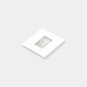 Een schattig pluizig gezicht van een alpaca     post-it® notes (Schuin)