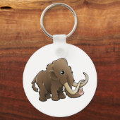 Een schattig, wollig mammot sleutelhanger (Voorkant)