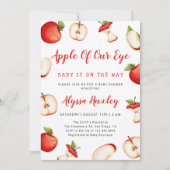 Een schattige appel van ons Baby shower Kaart (Voorkant)