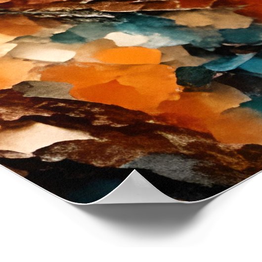 Een schattige astronaut poster (Hoek)