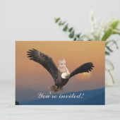 Een schattige baby arendelzonsondergang kaart (Staand voorkant)