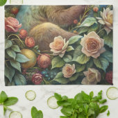 Een Schattige Baby Beer Theedoek (Gevouwen)