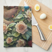 Een Schattige Baby Beer Theedoek (Quarter Fold)