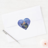 Een schattige baby's werelddroom hart sticker (Envelop)